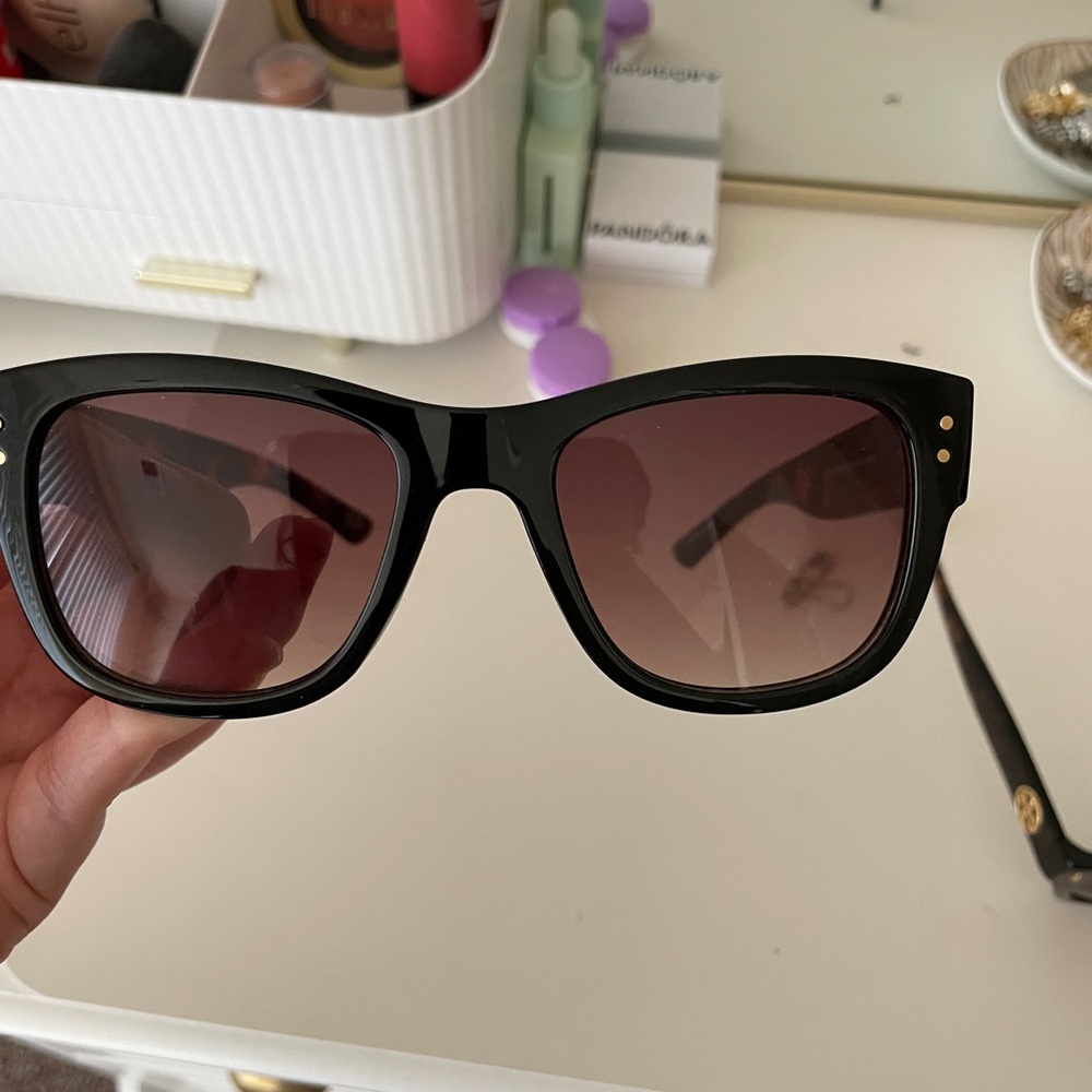 Target Black Sunglasses with Brown Gradient Lenses